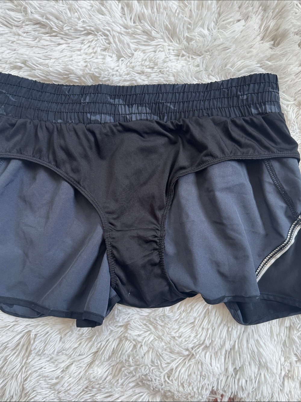 RBX Black Camo Running Athletic Shorts - Picture 6 of 7